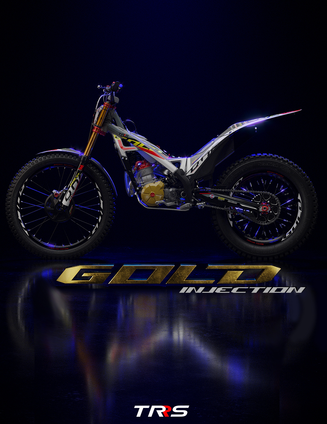 Bild von Trial TRRS GOLD 2025 mit Vergaser oder mit Elektrostarter Wahlweise 